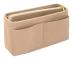 Två väskinsatser, beige - liten beige Beige Beige Small