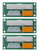 3pcs 24-Pin To 4-Pin Atx Power Supply Synchronous Starter Extension Board Dual Psu Adapter For Bt
