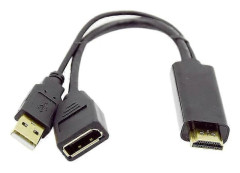 Till Displayport Dp Hona Adapter 4k Hd Skärm Till Dp Konverteringskabel