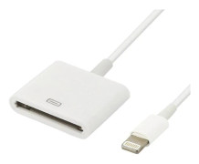 Belysningsadapterkabel till 30-stifts laddning och synkronisering vit iPhone