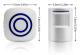 Wireless Doorbell Electric Doorbell Kit With 1 Receiver And 1 Pir Motion Sensor Visitor Security Alarm With 38 Melodies At 3 Volume Levels