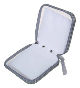 40 CD DVD Disc Album Storage Carrying Case Hard Box - Silver
