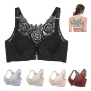 Floral Secrets Comfort Rose BH, Comfort Rose Lyft-BH, Knäppning Fram, Push Up, Trådlös & Sömlös BH cy