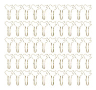 [SZ]50PCS Söta tecknade fågelformade metallpennklämmor Gem Pennahållare för anteckningsbok Kontor Skolmaterial