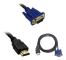 1,8/3/5/10m 1080p Hdmi till Vga 15pin hane kabeladapterledning för Hdtv Hd Lcd
