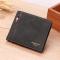 RFID-protected card case - Slim wallet for travel, eco-friendly, recyclable material - BLACK