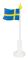 Sverigeflagga / träflagga 37 cm