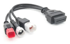 OBD2 Diagnostikkabel för Yamaha Kline Euro5 Motorcykel 16-Pin till 3-Pin 4-Pin 6-Pin OBD2 3-i-1 Diagnostikadapter