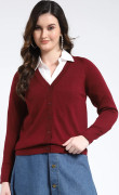 Monte Carlo Dam Regular Fit Enfärgad Kofta L