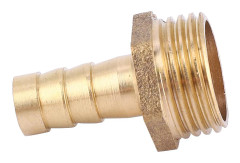 5 st 10 mm slangnippel svans hane BSP-kontakt mässingskoppling adapter koppling (3 4 )