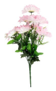 Konstgjord bukett med rosa gerbera 9 delar - Elegant dekoration 54 cm