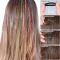 Clip-in Hår Glitter Extensions Set för Halloween Cosplay Fester Ljusrosa Ljusrosa Light pink