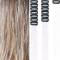 Clip-in Hår Glitter Extensions Set för Halloween Cosplay Fester Ljusrosa Ljusrosa Light pink