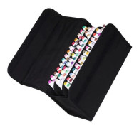 Marker Bag Rectangular Fabric Pouch Portable For Office Supplies 31X16.5cm Black 1pc Black Black 31X16.5cm