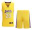 #23 Lebron James Basketlinnet Set Lakers Uniform för Barn Gul (f2) Yellow 26 26 Yellow