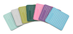 7 Pcs Cutting Plates Colorful Craft Carving Self-Healing Mini Mat Handmade Accessories