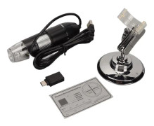Digitalt Mikroskop 1600X HD-upplösning 8 LED-lampor USB Type C 2 i 1 Elektroniskt Digitalt Mikroskop