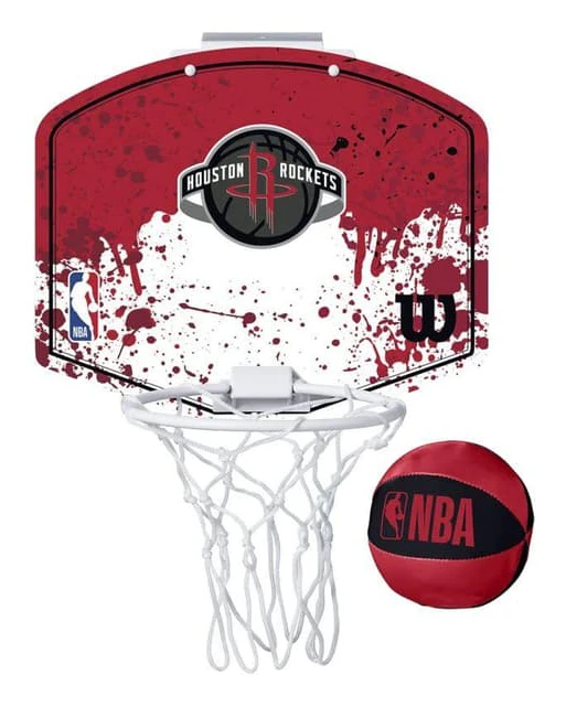 NBA Houston Rockets Mini Basket - röd - TU