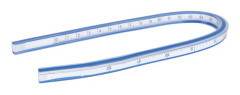 Flexible Curve Ruler Plastic Metric Scale Soft Measuring Tool for Drawing and Sewing 30cm Flexible Curve Ruler