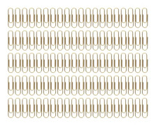 1,1 tum 100 st gem Rostskydd Ökad halkmotstånd Bärbara metallgem för daglig användning på kontoret Guld