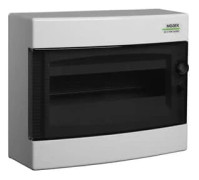 Noark modular kapsling Noark PNS 12T 101498 utanpåliggande 1x12 moduler IP40 vit/transparent