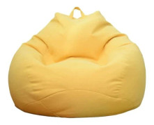 Inomhus Utomhus Vuxen Sittpuff Gamingstol Extra Stor Sittpuff Överdrag Gul 450g Yellow 450g
