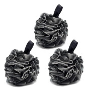 Badsvamp JollyJelly Mesh Badluffa Kroppsskrubbborste för kvinnor män Exfolierar huden Rengör Lugnar huden 3Pcs