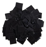 [HT]100 st. plastförpackningspåsar Ziplock Pillerförpackningspåsar Ne Black