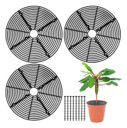 3 st Plantkruka Skydd Djur Plantkruka Galler med Centrala Urskärning Blomskydd Jordskydd för