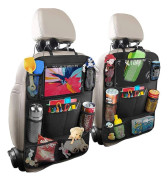 2-PACK Universal iPad-hållare för bilens baksäte, flera fack