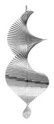 Vindsnurror 3d Hängande Vindsnurra Rostfritt Stål Metallskulpturer Dekorationer, Heliciform Vind([HK])