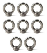 8PCS M6 304 Rostfritt Stål Lyftögla med Gänga