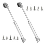 Gasfjädrar, gasdämpare, mjukstängande gångjärn, hydrauliska fästen Kompatibel med köksgångjärn, tryck: 120N/12KG 2-pack