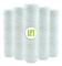 Set med 5 spolbara vattenfilterpatroner, anti-sediment, 9 tum, 3/4 - 20 mikron, kompatibel med 10 tum filter, tillverkad i Frankrike, Cross