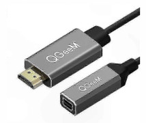 HDMI → Mini DisplayPort Adaptrar