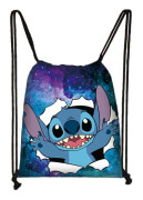 Lilo och Stitch Barn Pojkar Flickor Skola PE Simning Sport Snörpåse Ryggsäck #4