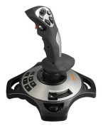 Vibrationsspelsflygjoystick med USB-laddningskabel för DC 5V/2A för PC