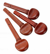4 st Violinstämpinnar Massivt Trä Vintage Ersättningsstämpinnar Set för 4/4 Storlek Violiner