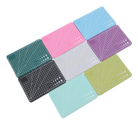 8 st Miniskärmatta A7 Liten Syhantverksmatta Halkfri Skärbräda för Scrapbooking Quilting Färgrik 3 mm Tjocklek