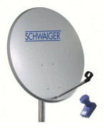 Schwaiger SPI993 011, 10,7 - 12,75 GHz, 10,7 - 11,7 GHz, 11,7 - 12,75 GHz, 950 - 2150 MHz, 39,5 dBi, 0,3 dB