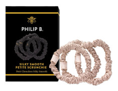 Philip B. - Petite Champagne Scrunchie ( set of three)