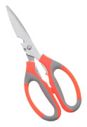 Heavy-Duty Kitchen Shears - Multi-functional Scissors for Meat, Poultry, Fish, Vegetables - Stainless Steel Blades, Nutcracker, Bottle Opener - Soft Non-Slip Handle