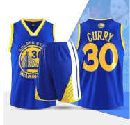 Nba Golden State Warriors Stephen Curry #30 Baskettröja blå 16 blue 16