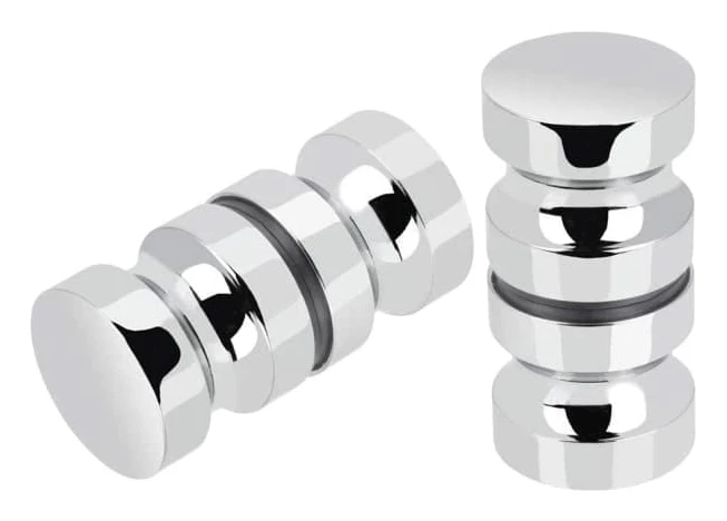Pair of Stainless Steel Sliding Door Handles for Shower Glass Shower
