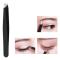 Professional Stainless Steel Eyebrow Tweezers, Eyebrow Kit with Eyebrow Scissors, Eyebrow Brush Set, Black