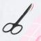 Professional Stainless Steel Eyebrow Tweezers, Eyebrow Kit with Eyebrow Scissors, Eyebrow Brush Set, Black