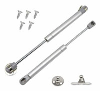 Gas Spring 60N for Cabinet Furniture - Hydraulic Support Rod with Soft Close for Hinge Protection and Doors - Compatible with Telescopic Cabinet Doors