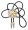 Fashion Western Cowboy Slips Glänsande Lång Stjärna Texas Bolo Tie