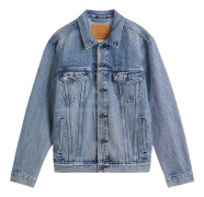 Levis Truckerjacka i bomullsdenim med lång ärm för män