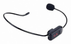 Bärbart trådlöst FM-mikrofonheadset för reseguider, lärare, möten och föreläsningar